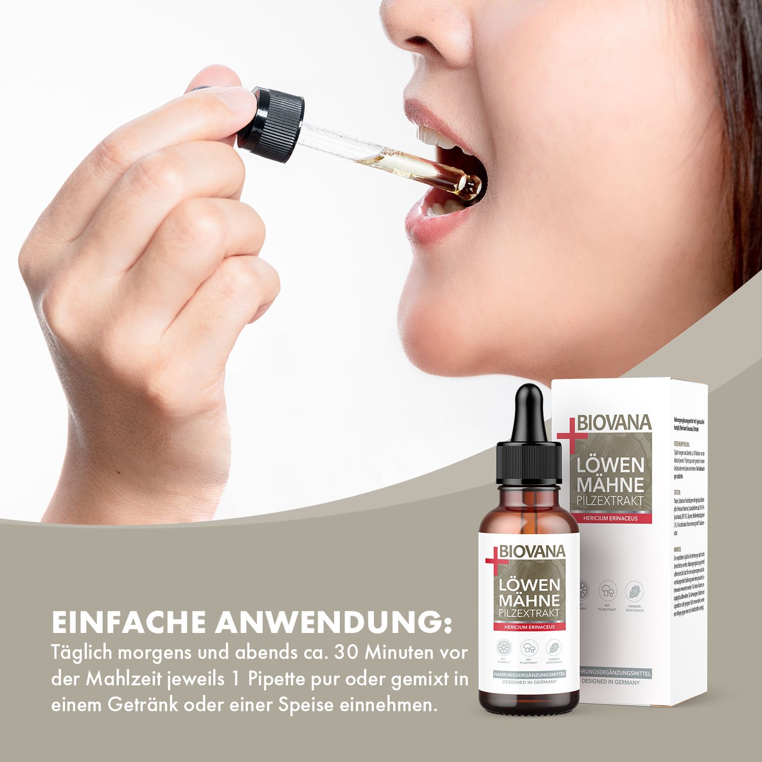 Löwenmähne Pilz Extrakt - Lion's Mane