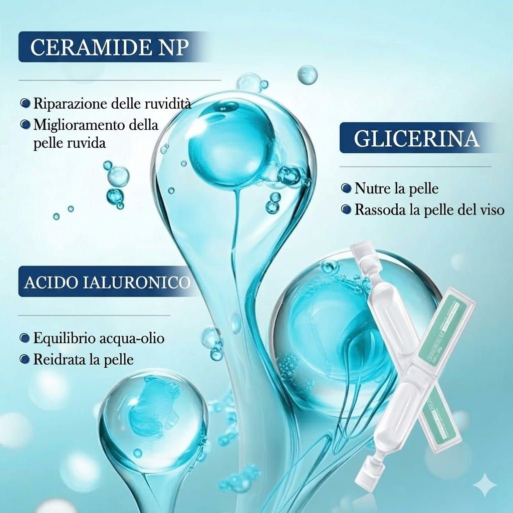 SUMMISHI Fiale Siero Viso all’Acido Ialuronico
