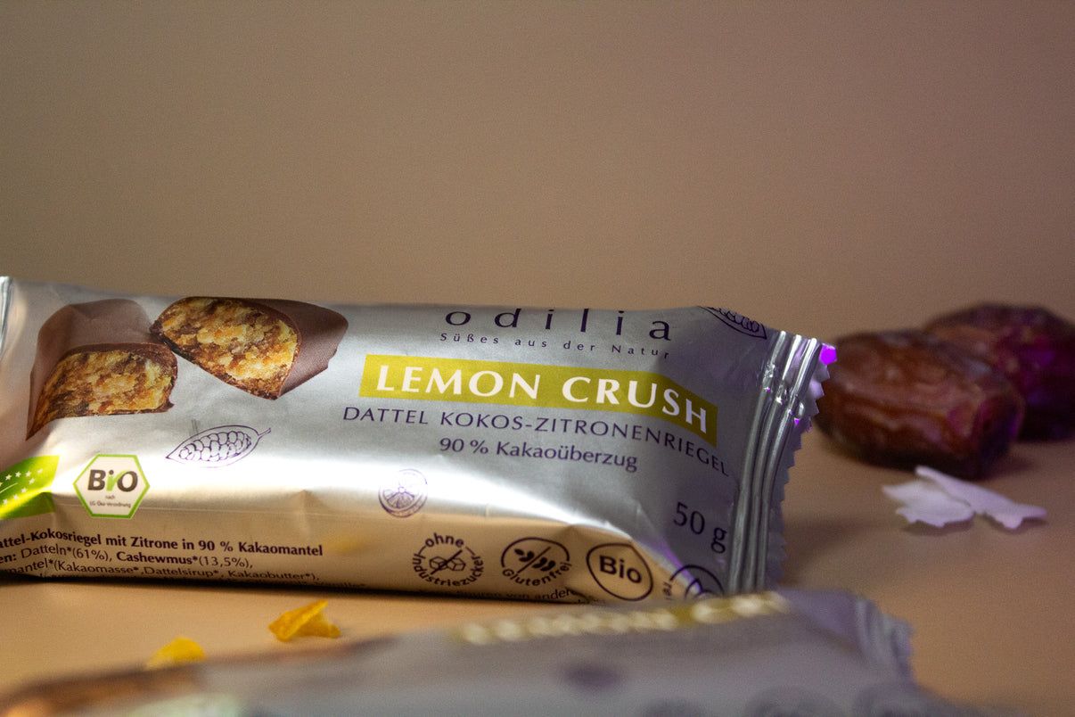 odilia Lemon Crush Barretta ai datteri, cocco e limone
