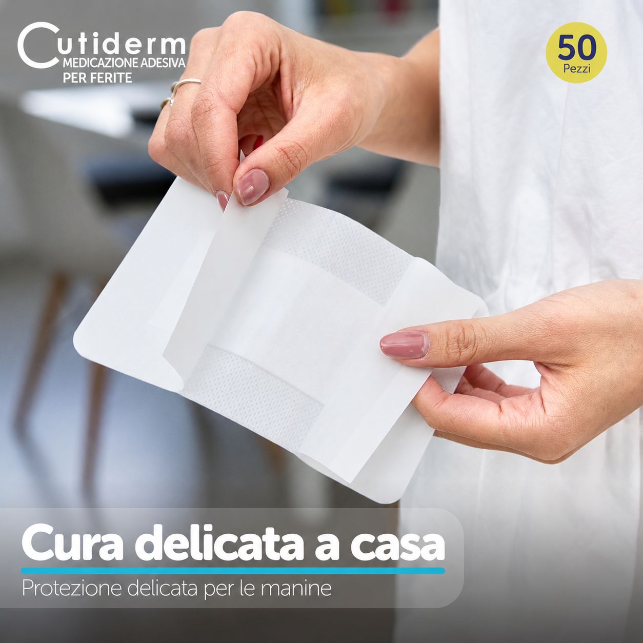 Compresse autoadesive per ferite 10 x 15 cm Cutiderm