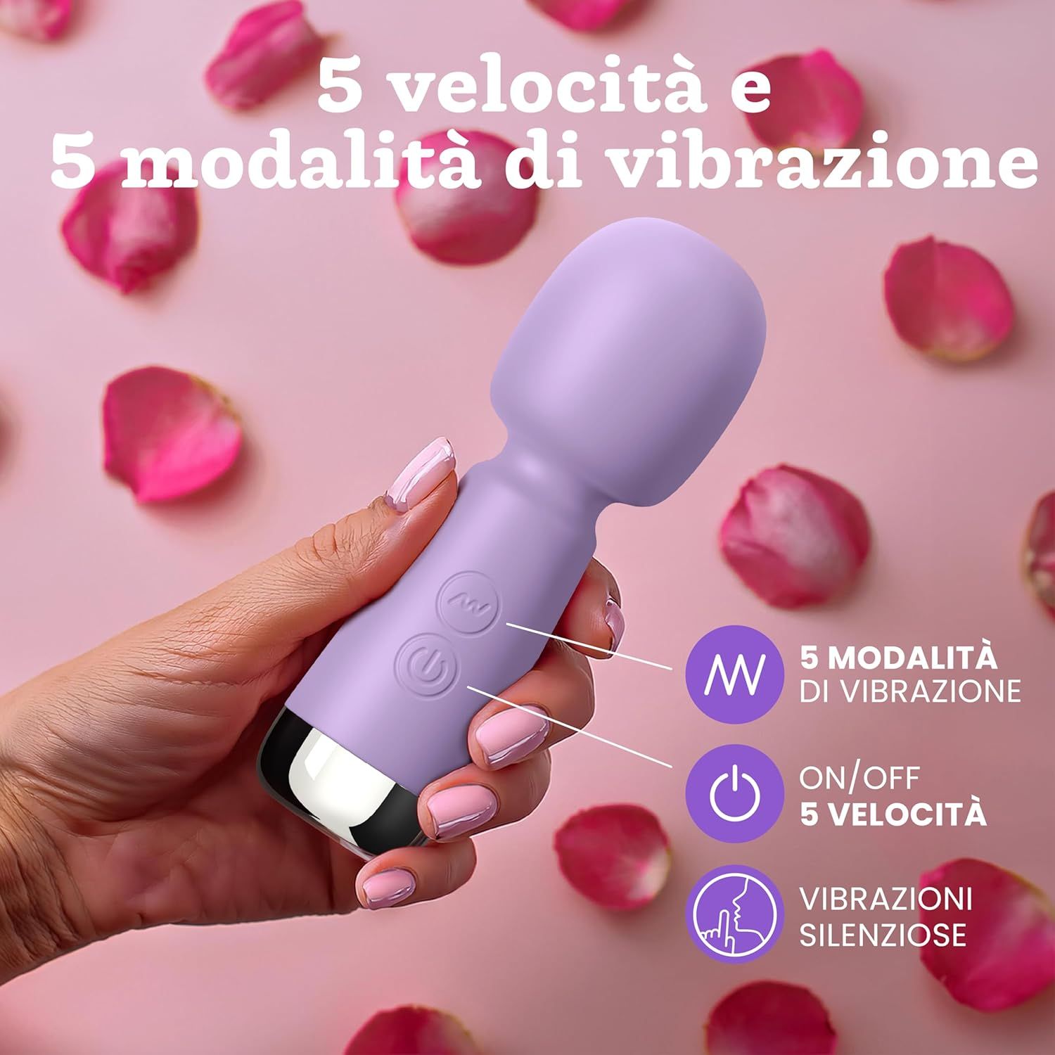 Oliver James Bullet Mini Vibratore, colore lilla