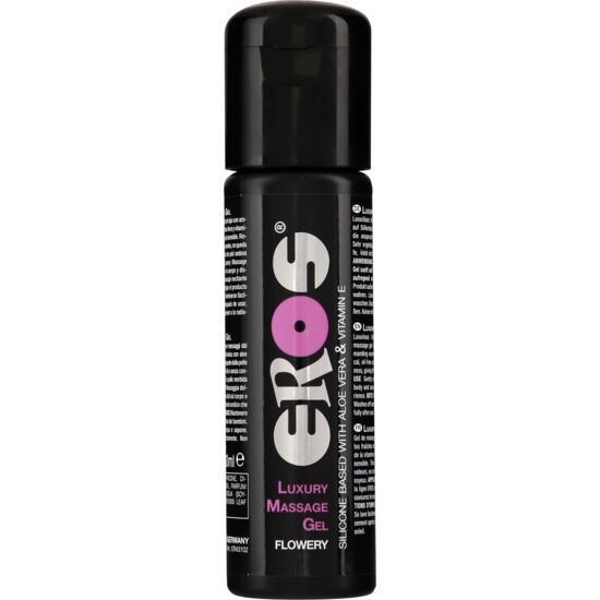 EROS Luxury Massage Gel, profumazione floreale. A base di silicone con Aloe Vera & Vitamina E.
