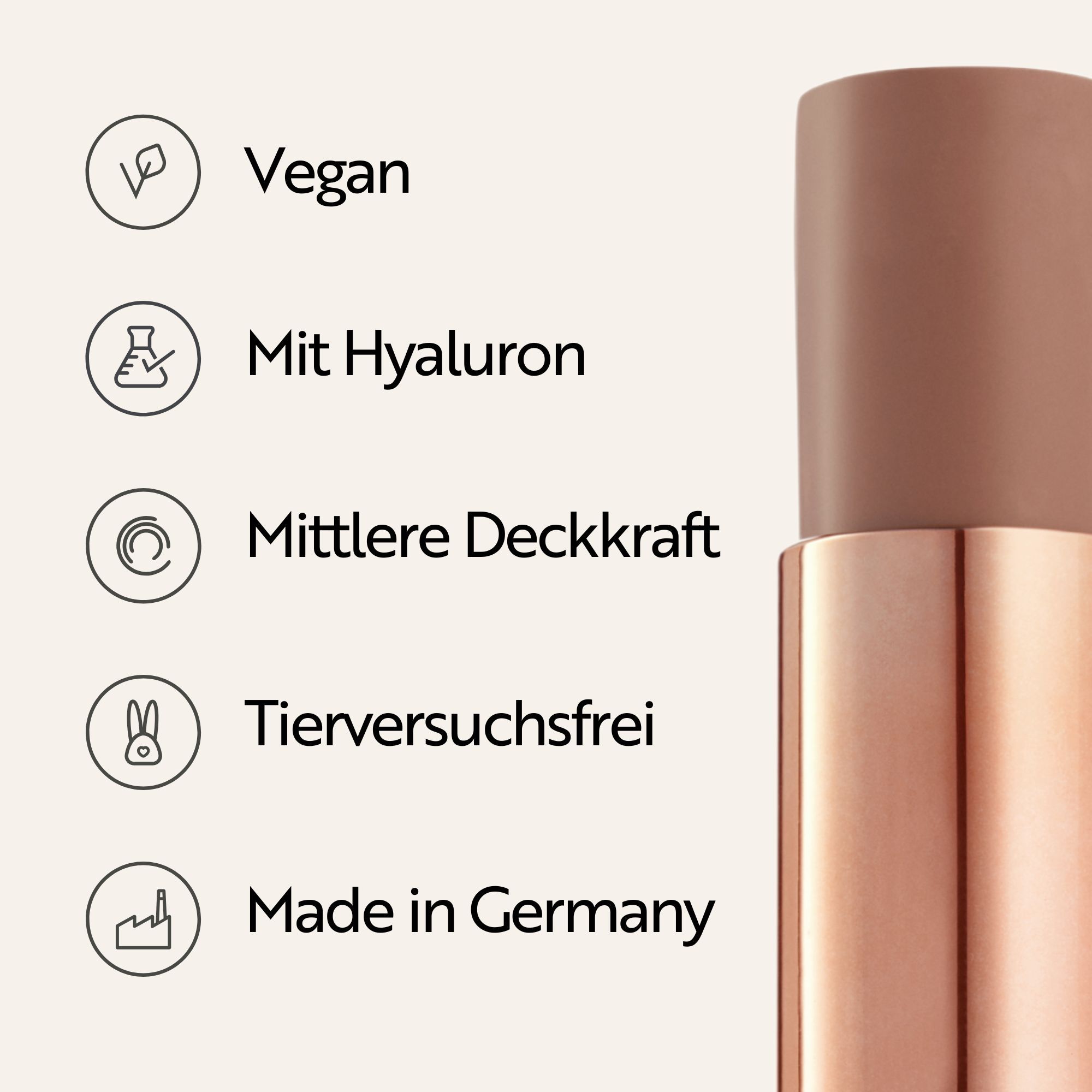 M. Asam MAGIC FINISH Cream Contour Stick Light-Medium