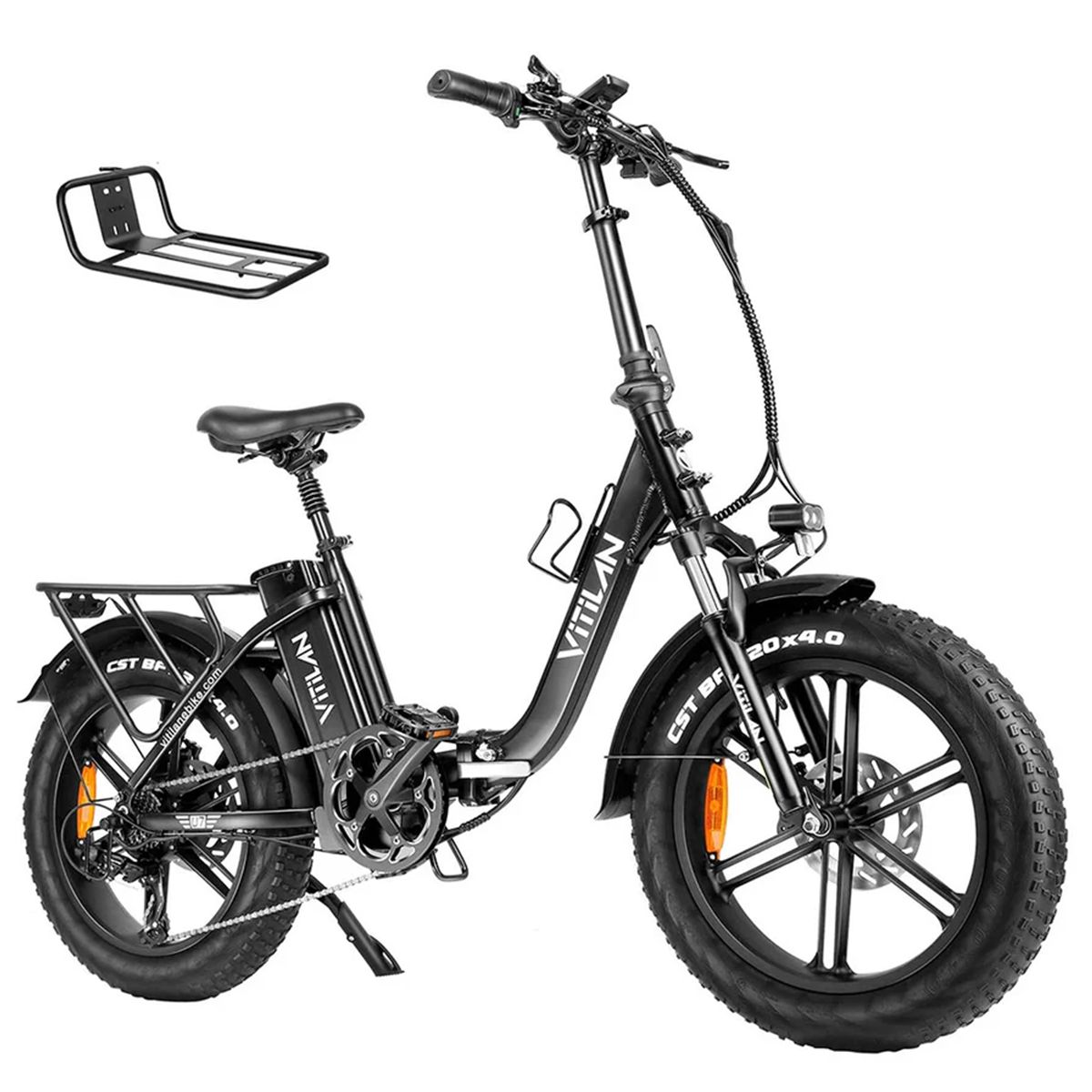 Vitilan U7 2.0 Faltbares Elektrofahrrad mit 48V 20Ah Akku