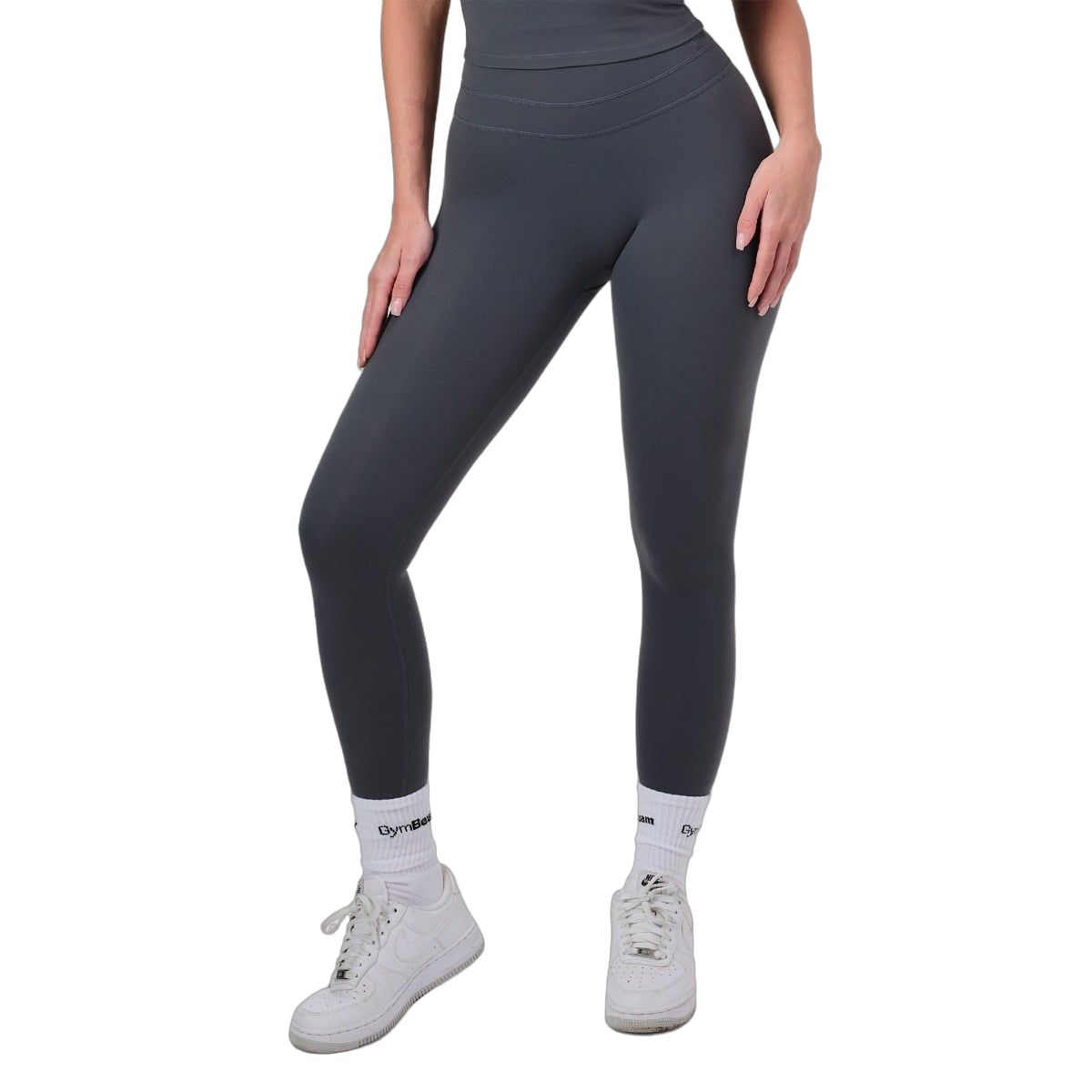 GymBeam Leggings donna NEO a vita alta senza cuciture frontali Iron