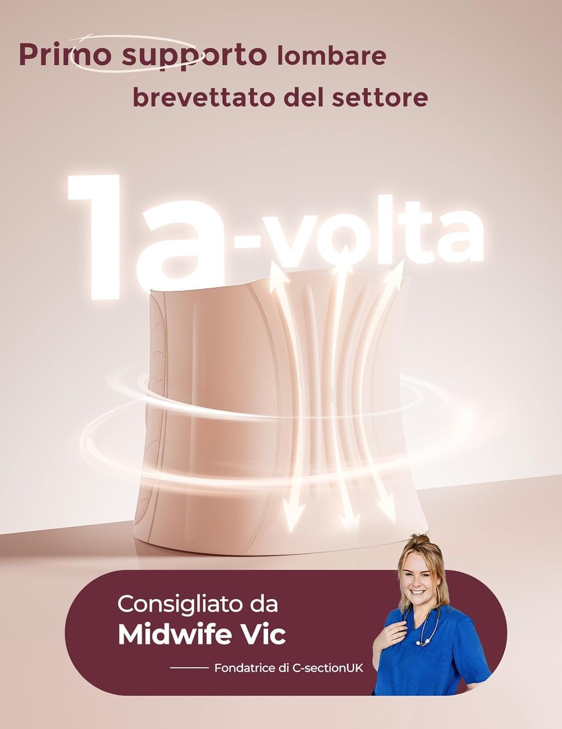 Fascia addominale post parto Momcozy Ergowrap