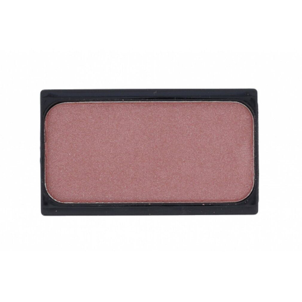Fard compatto color rosa con leggera brillantezza in astuccio nero.
