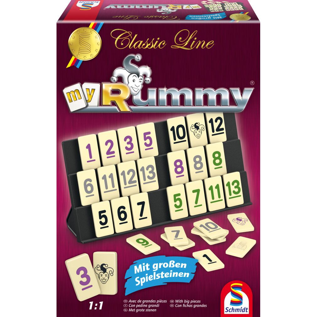Schmidt Spiele Linea Classica: MyRummy, gioco da tavolo