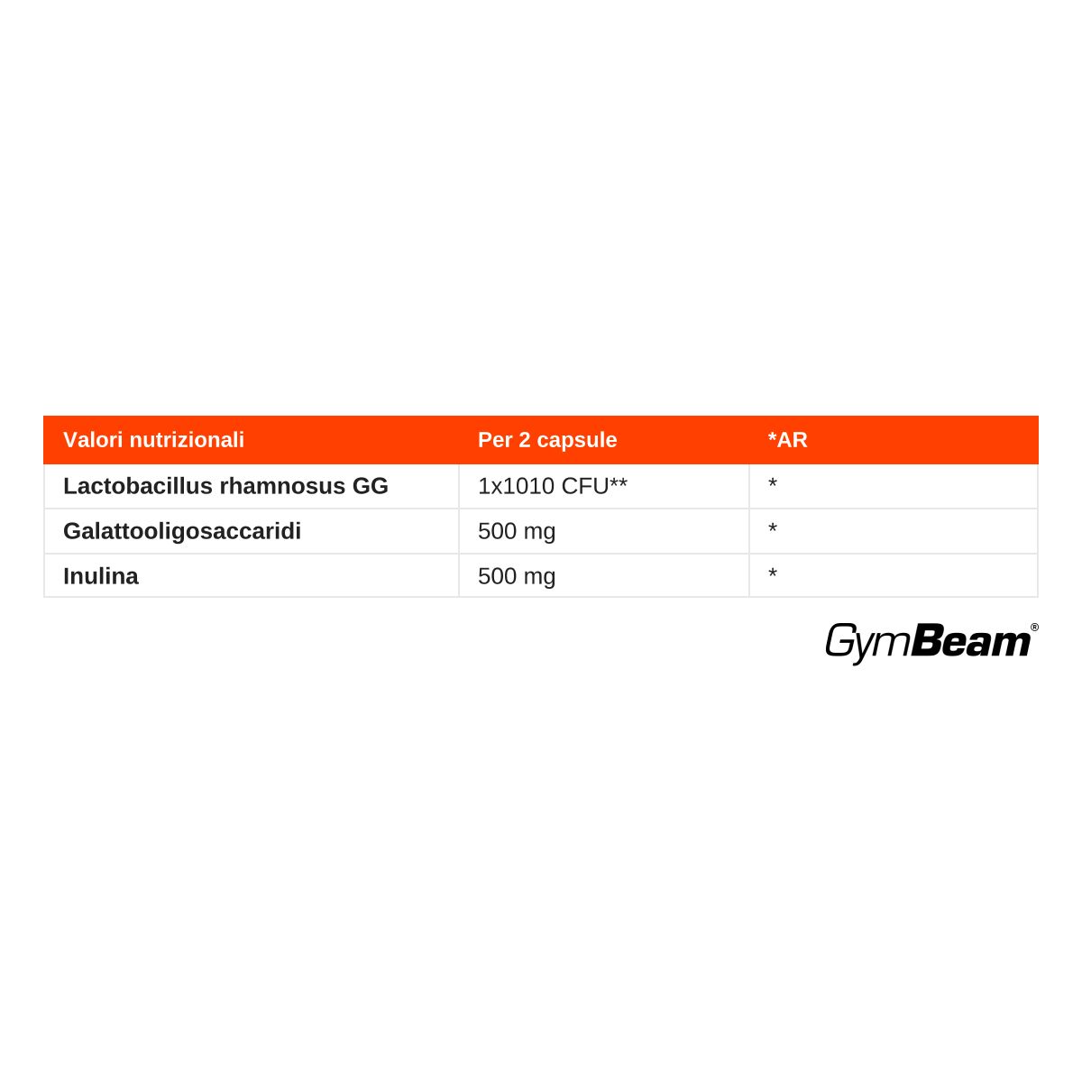 GymBeam Probiotico Lactobacillus Rhamnosus GG capsule