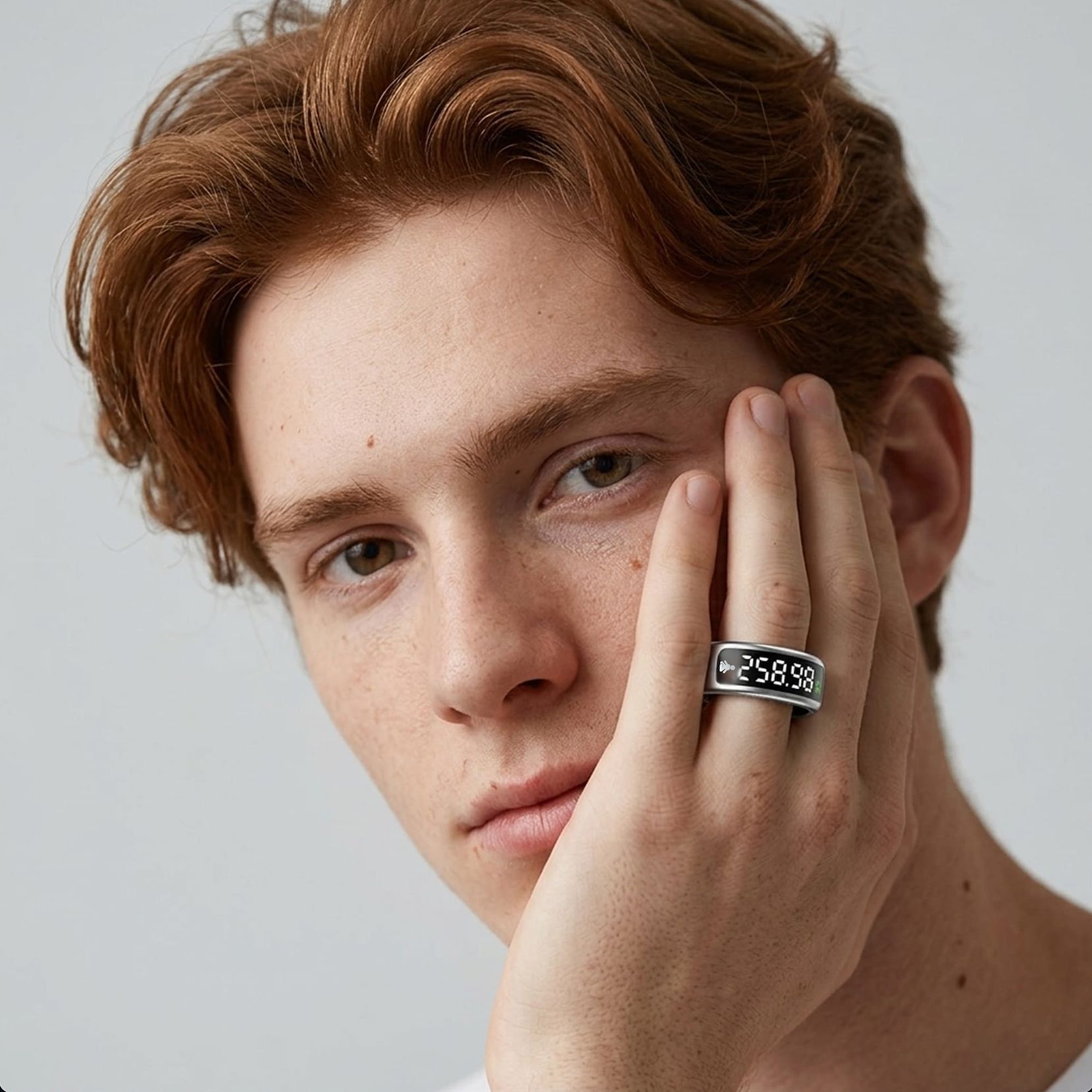FitRing Air - anello smart: calorie, attività, passi, sonno, stress, temperatura - S