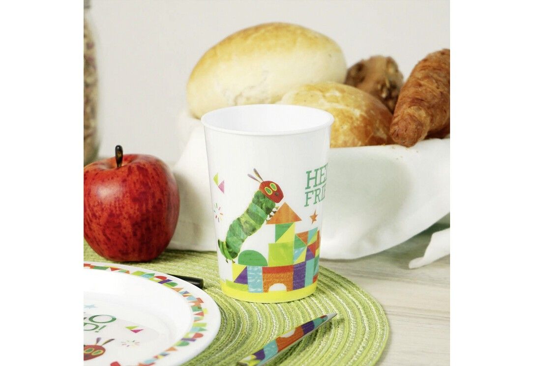 Stoviglie per bambini GEDA Bruco Affamato - Hello Friend 3 pezzi