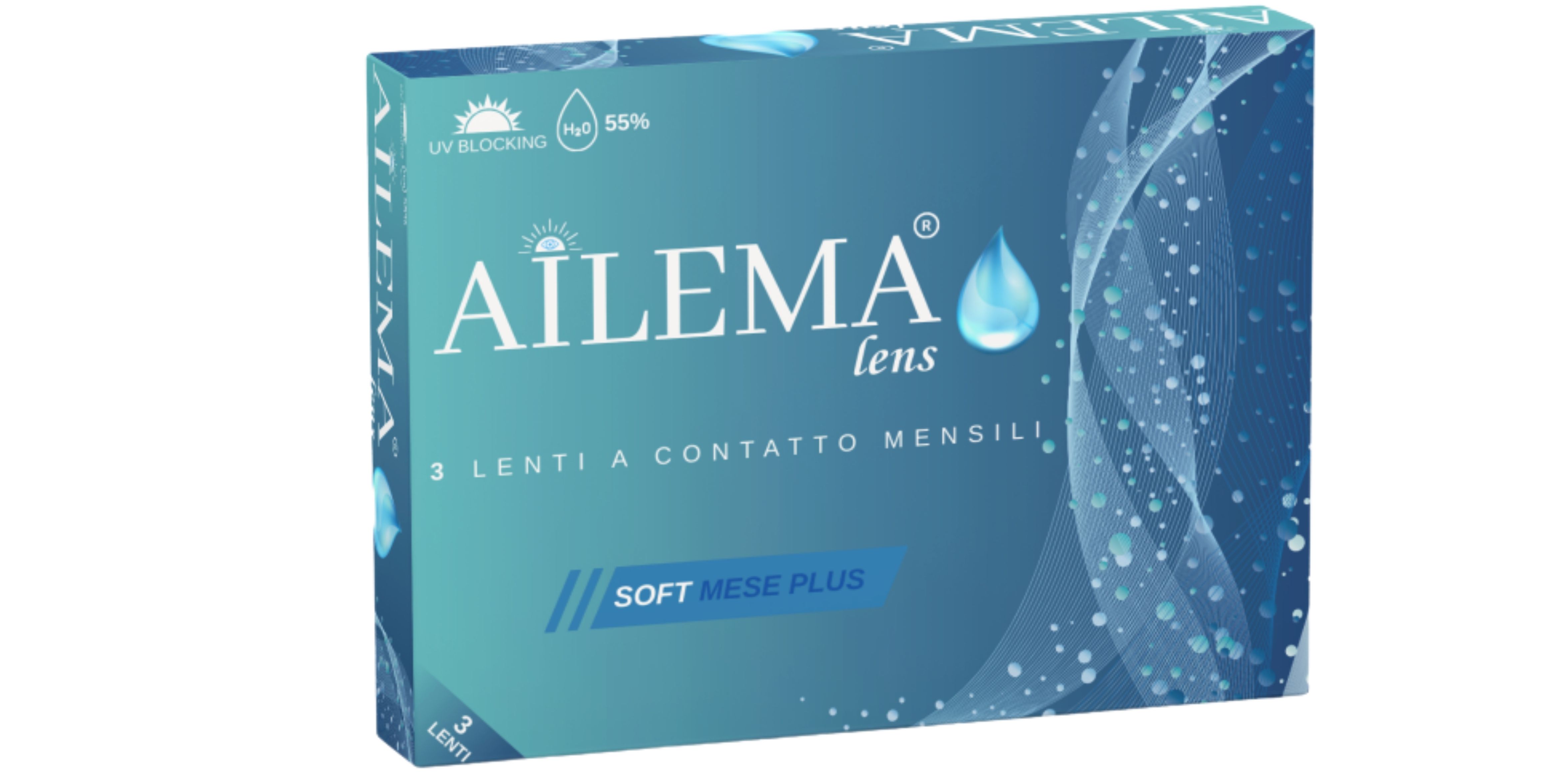 AILEMA Lenti a Contatto Mensili – x3, Alta Idratazione, Elevata Tollerabilità