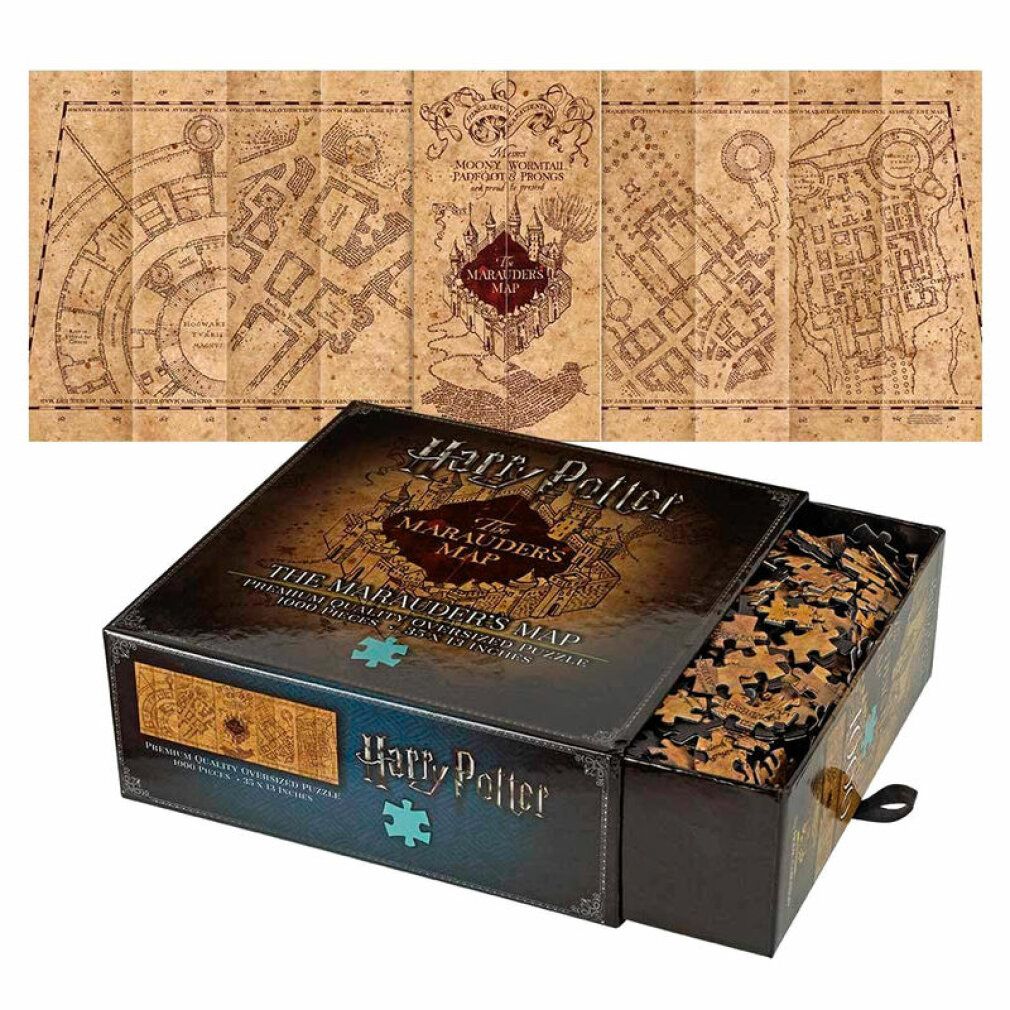 Harry Potter La mappa dei Marauder Copertina Puzzle