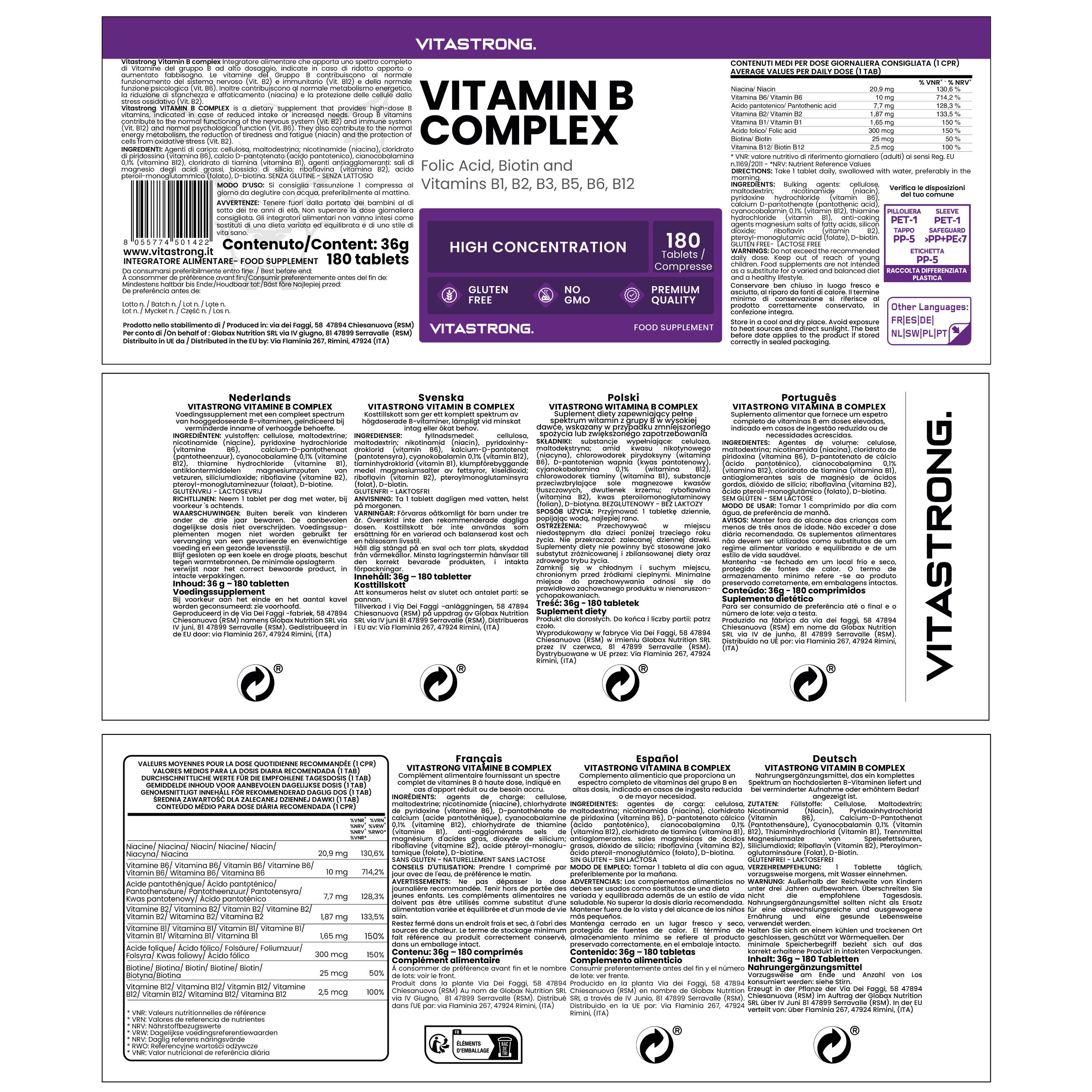 Vitastrong Vitamina B Complex