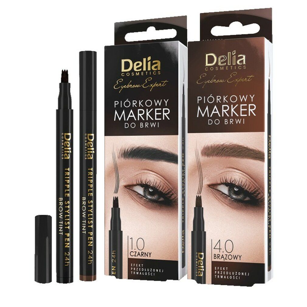 Delia Cosmetics Matita per sopracciglia Expert Eyebrow Marker - Nero