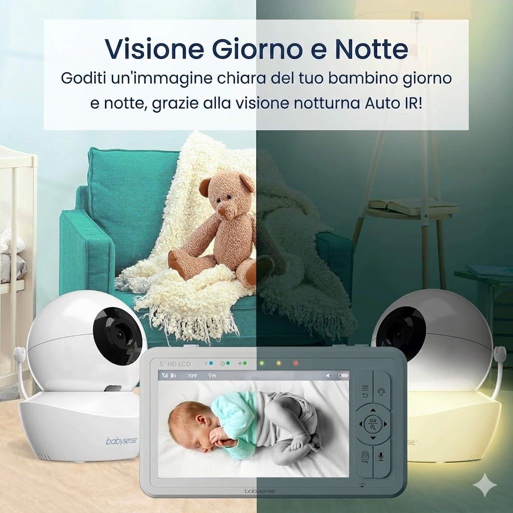 Baby monitor con telecamera Babysense