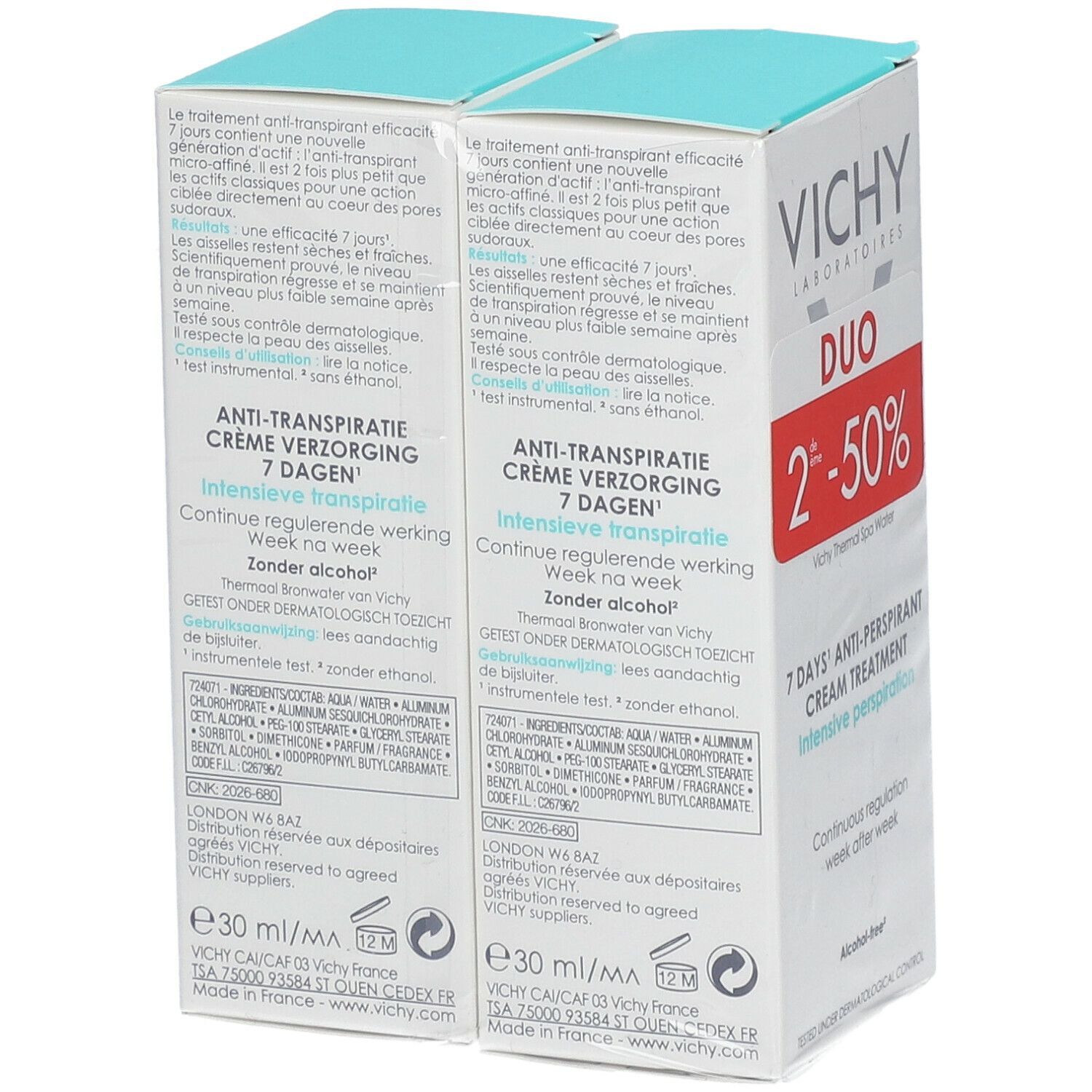 VICHY  Trattamento Antitraspirante 7 Giorni Promo 2° -50%