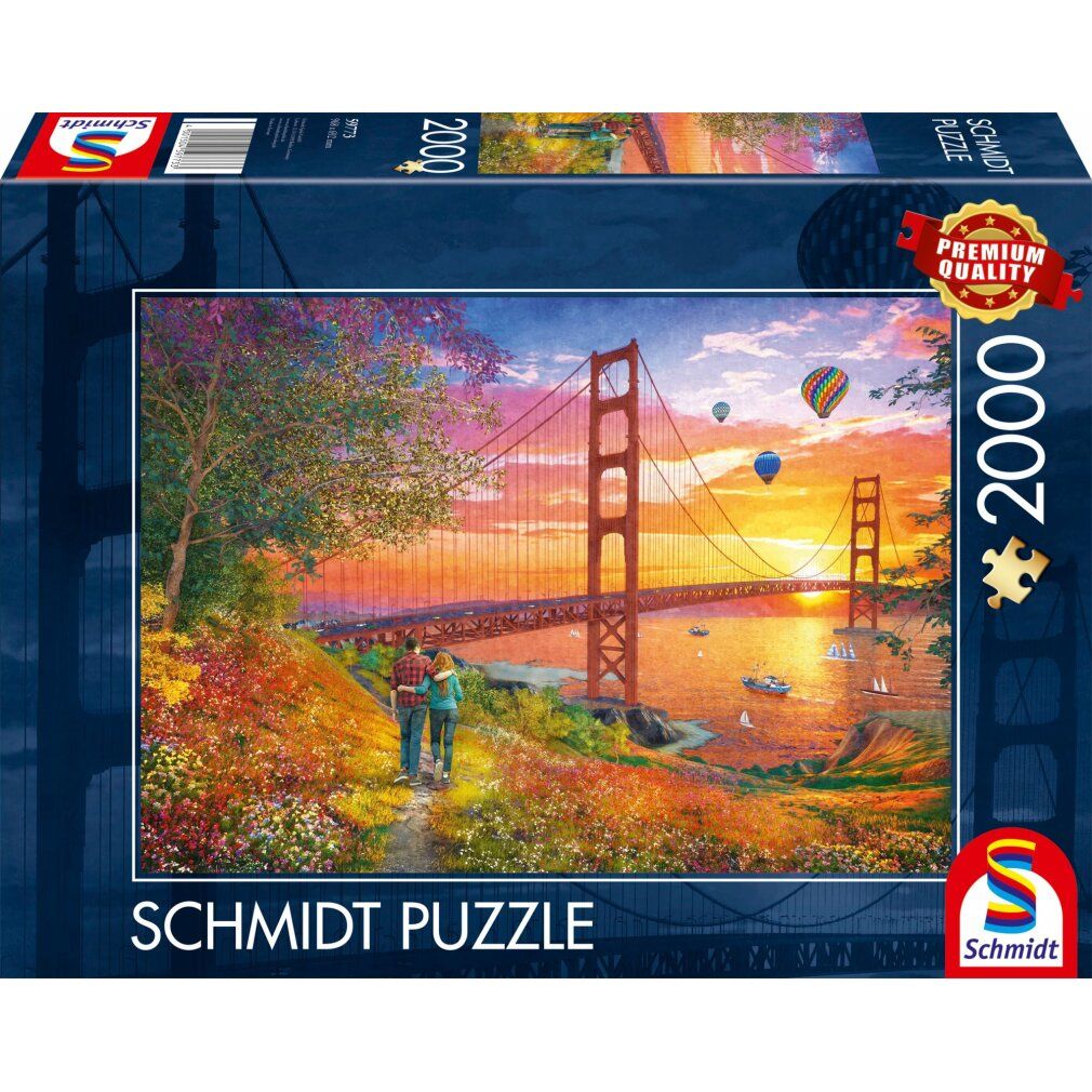 Puzzle schmidt Walk to the Golden Gate Bridge 2000 pezzi