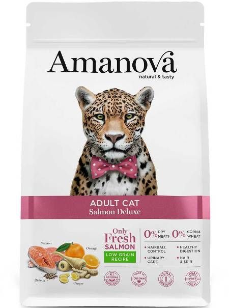 amanova adult cat salmon deluxe