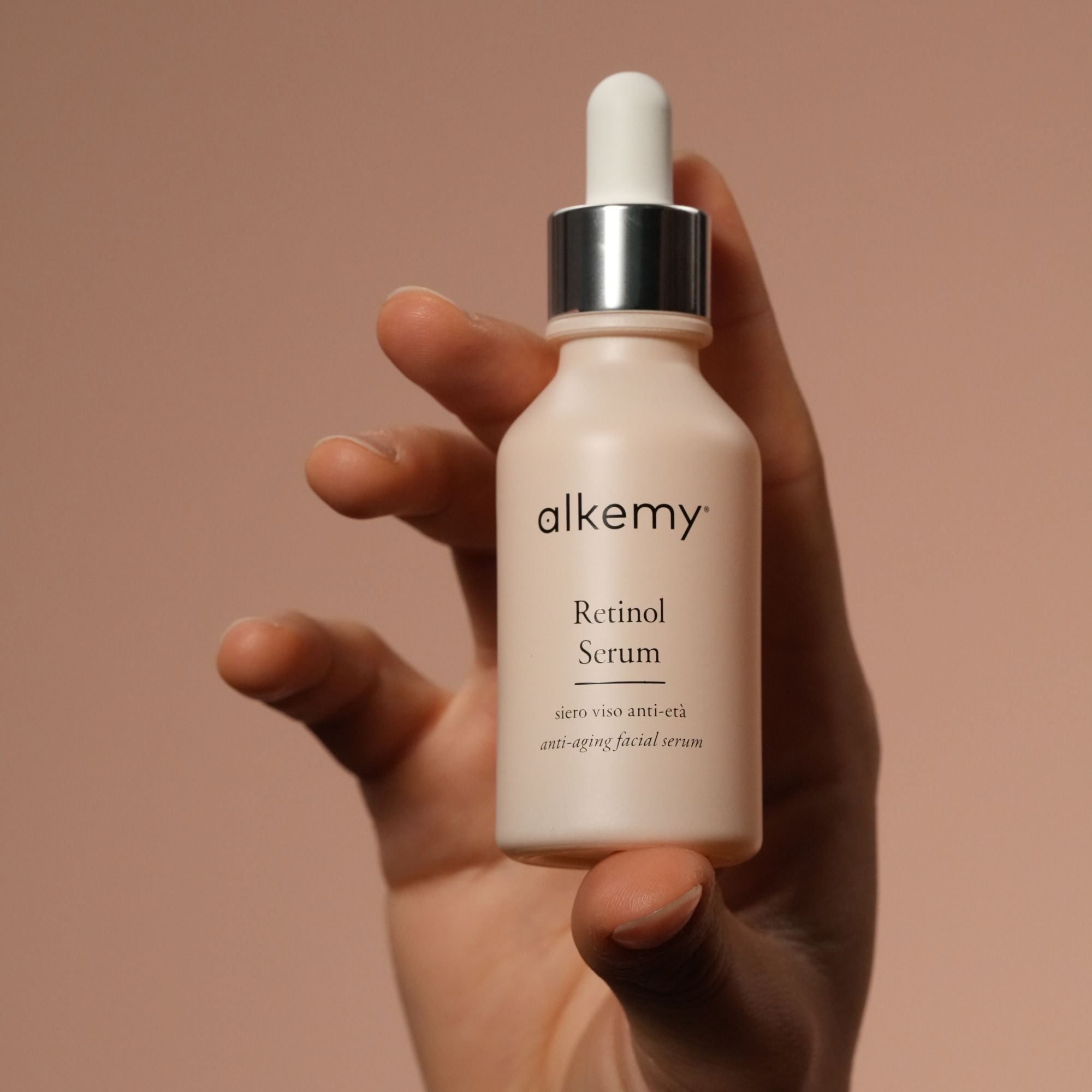 Alkemy Siero Viso al Retinolo 2%, Trattamento Anti Età Notte per Rughe