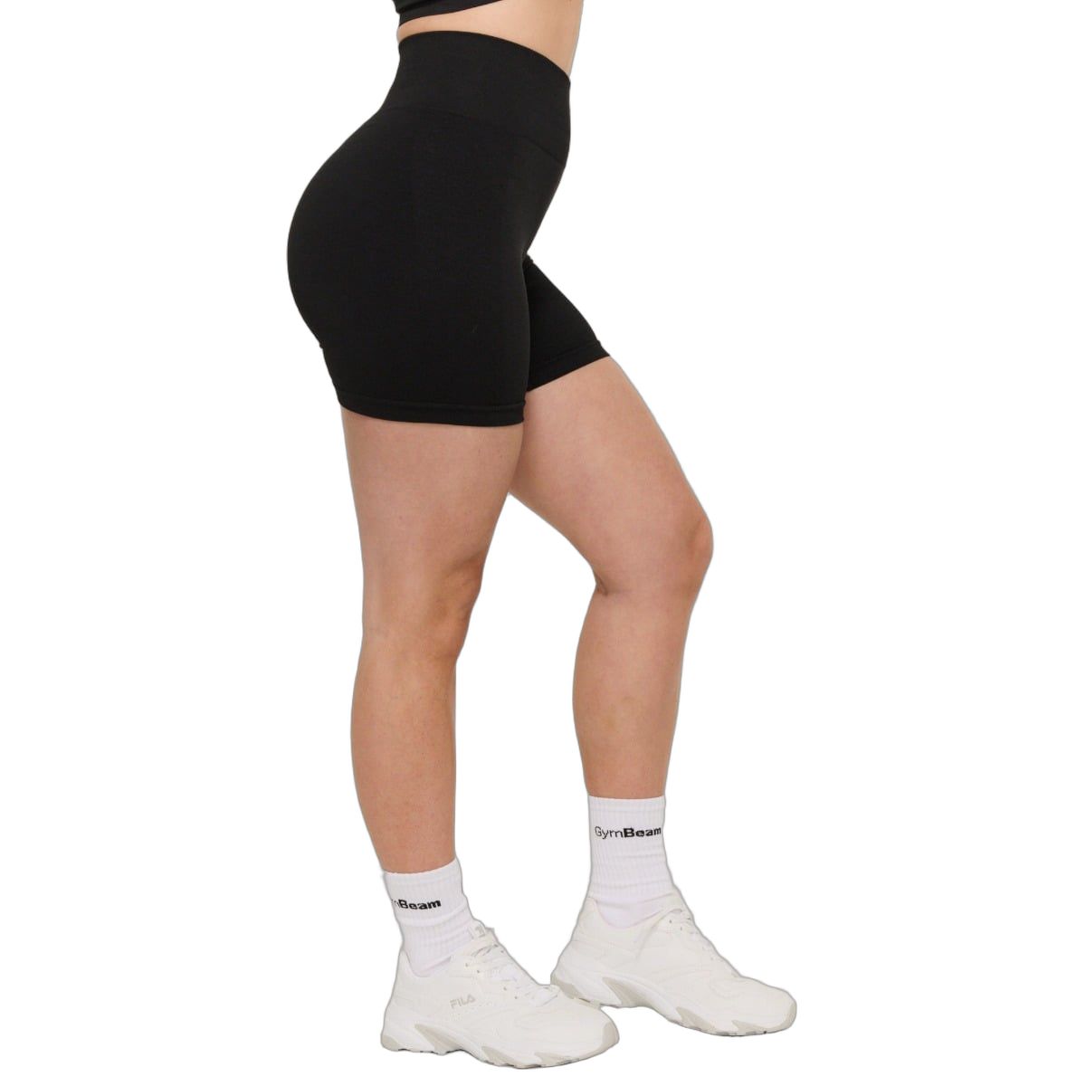 GymBeam Pantaloncini donna FLO slim Graphite senza tasche