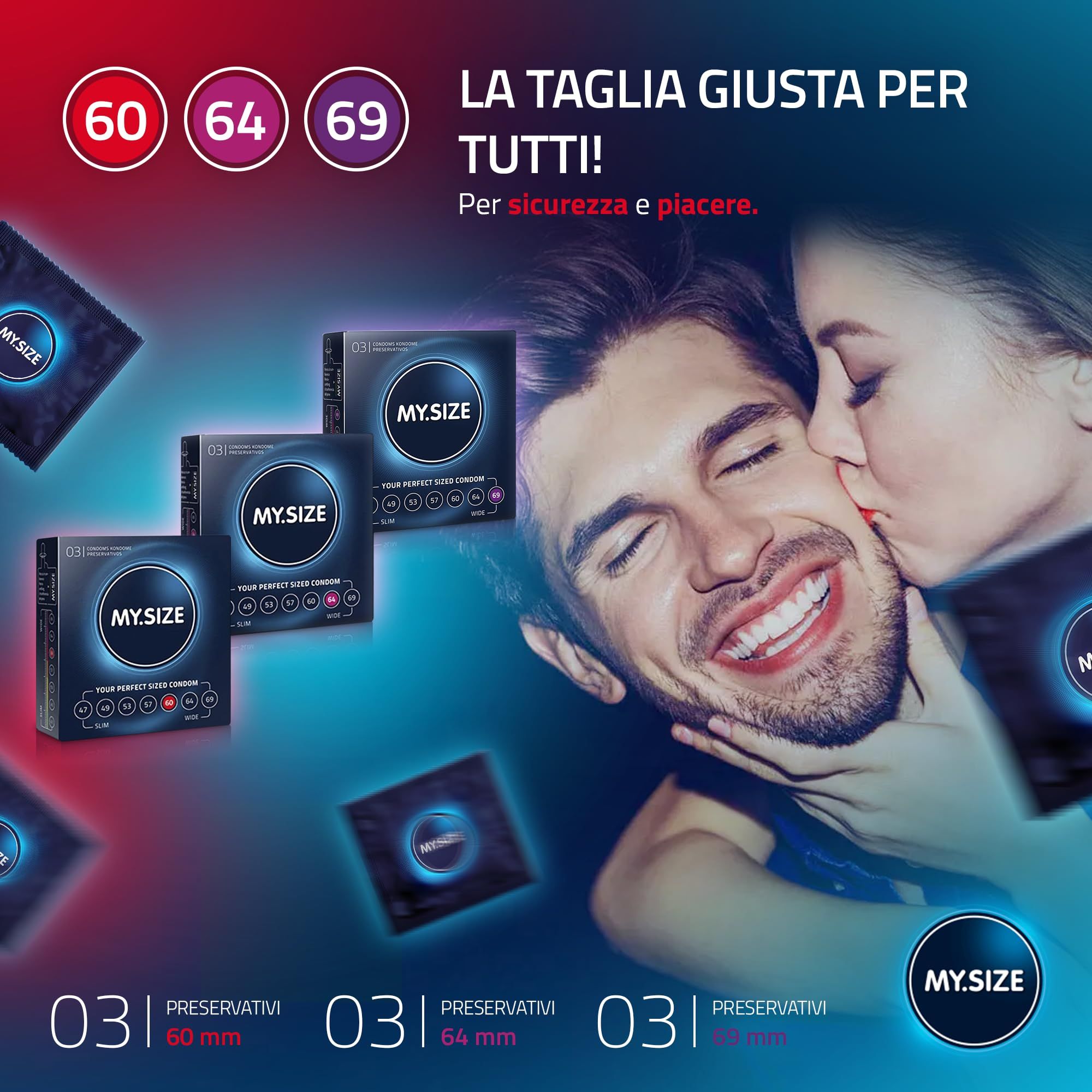 MY.SIZE Classic Preservativi Set di Prova