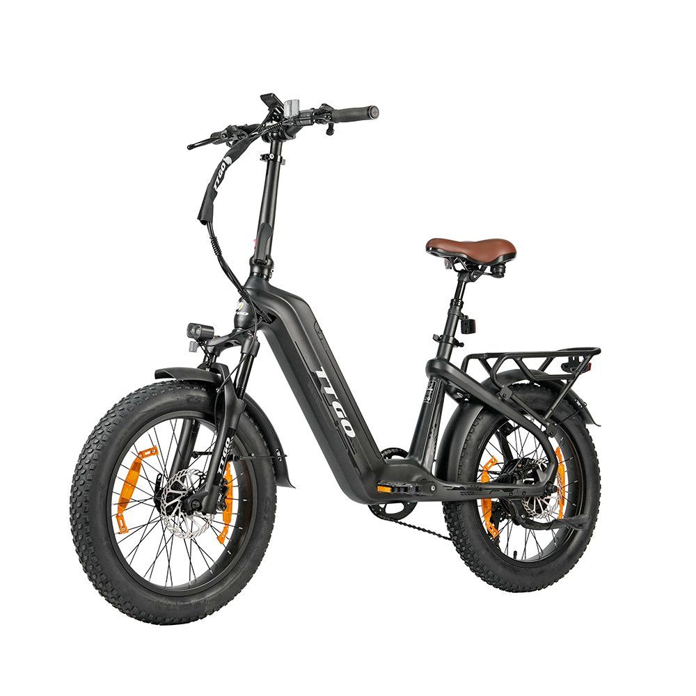 TTGO F8 Bicicletta elettrica in fibra di carbonio con batteria integrata da 48 V 18 Ah