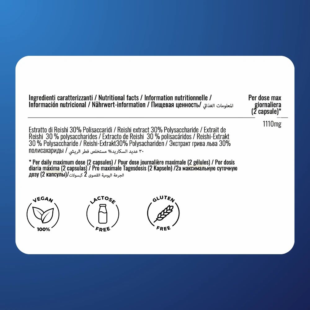 Oravita REISHI Estratto Titolato 30% Cortisolo, Immunità e Sonno