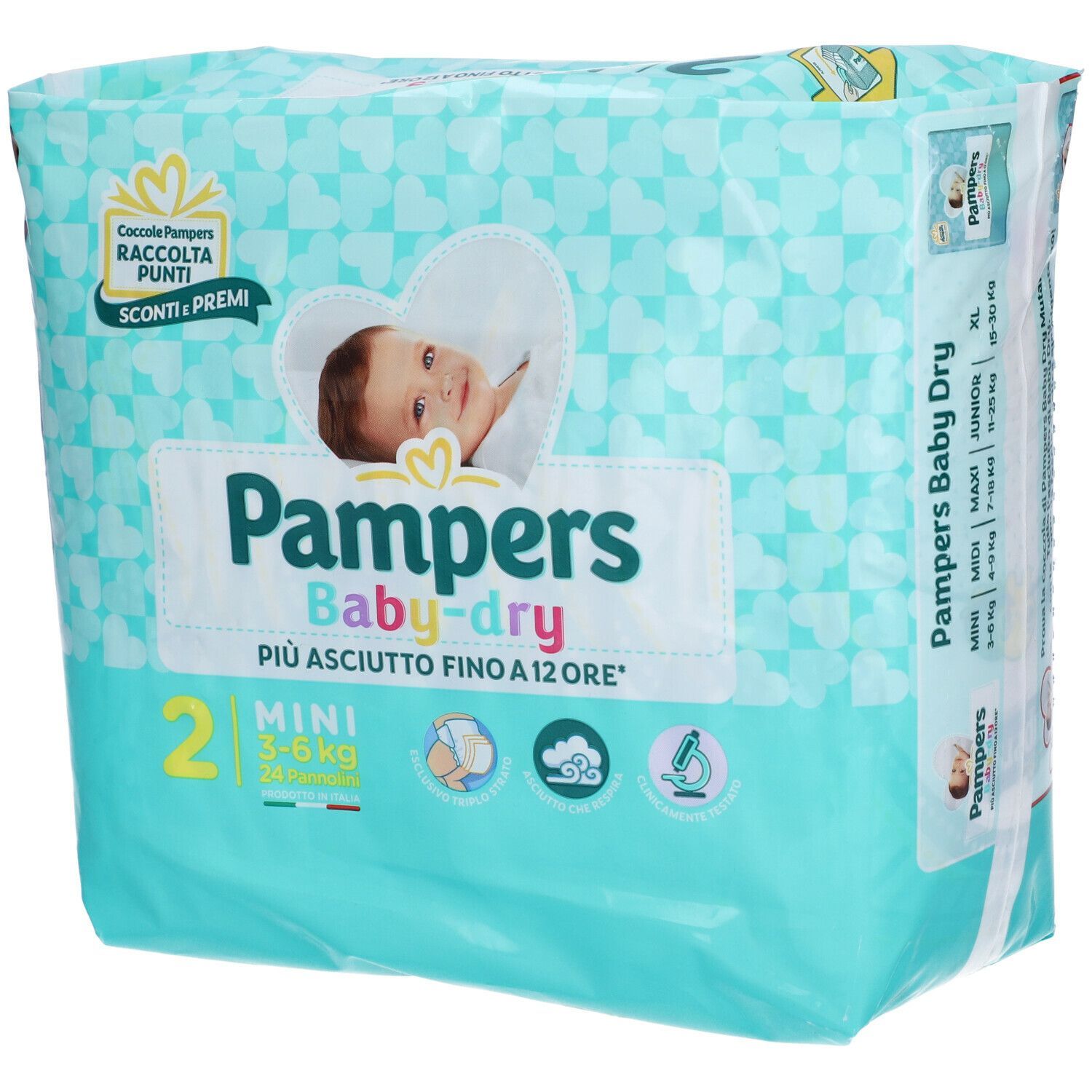 Pampers Baby-Dry Midi 3-6 kg