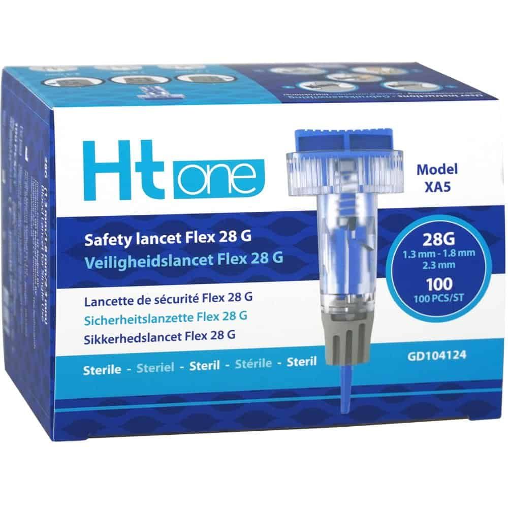 HT One Safety Launcher Flex 28G - lancetta di sicurezza a profondità regolabile
