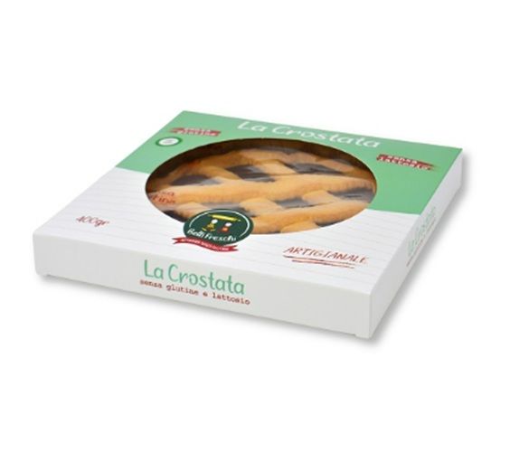 Crostata alla crema di nocciole facciamo festa senza lattosio e Senza glutine - Belli Freschi