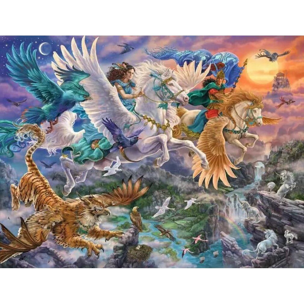 Ravensburger originale Un puzzle di qualità a Pegaso attraverso il Lfte (2000 parti)