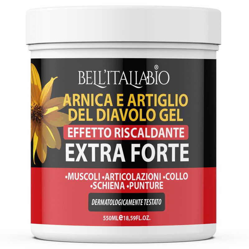 Arnica e Artiglio del Diavolo Gel Riscaldante Extra Forte 550ml