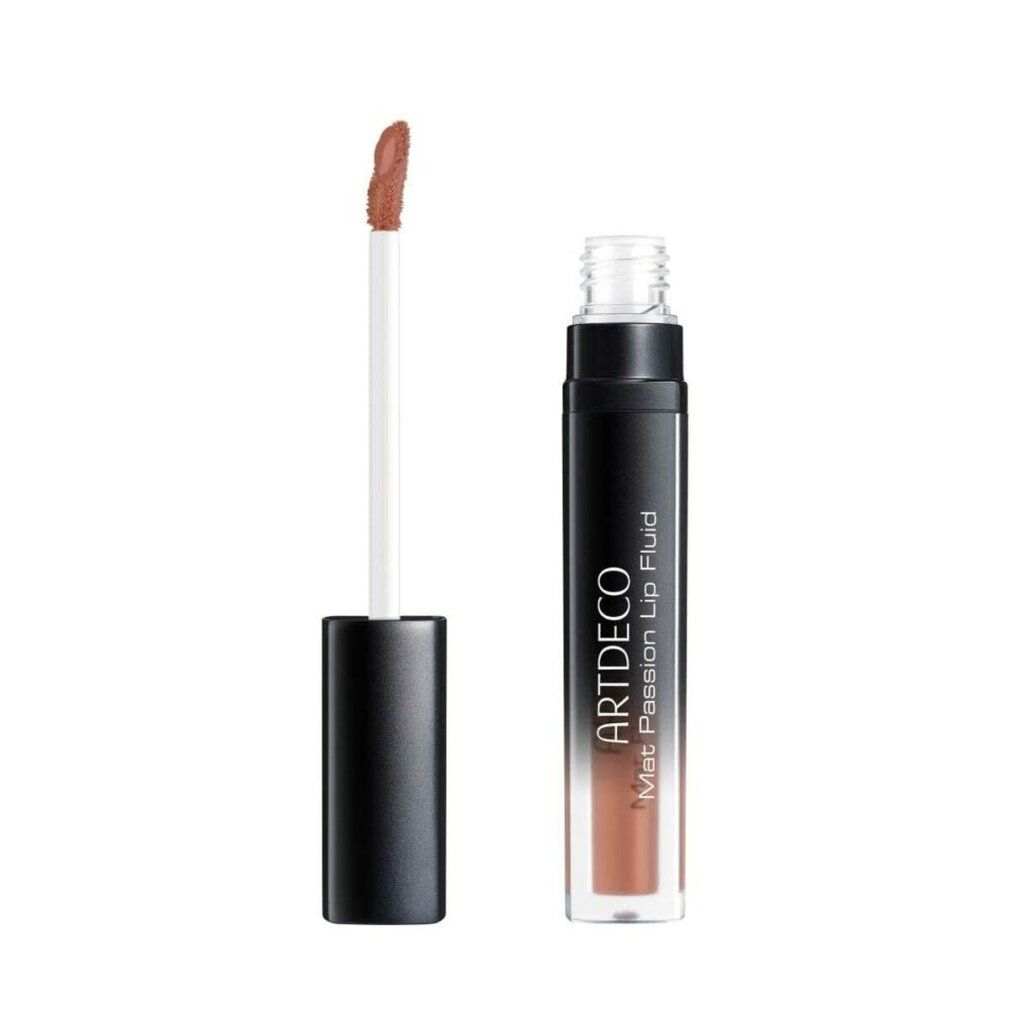Artdeco Mat Passion Lip Fluid con applicatore. Tappo nero, base trasparente, nome del prodotto visibile.