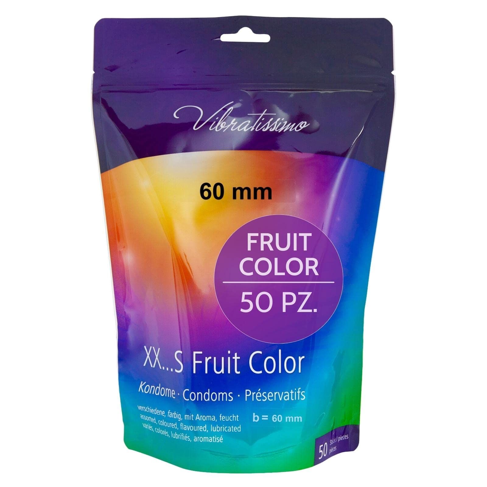 Vibratissimo Preservativi Fruit Color 57mm