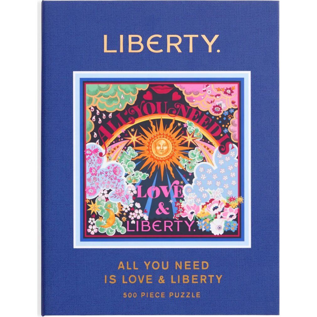 galison Puzzle quadrato della libertà: tutto ciò di cui hai bisogno è amore e libertà 500 pezzi
