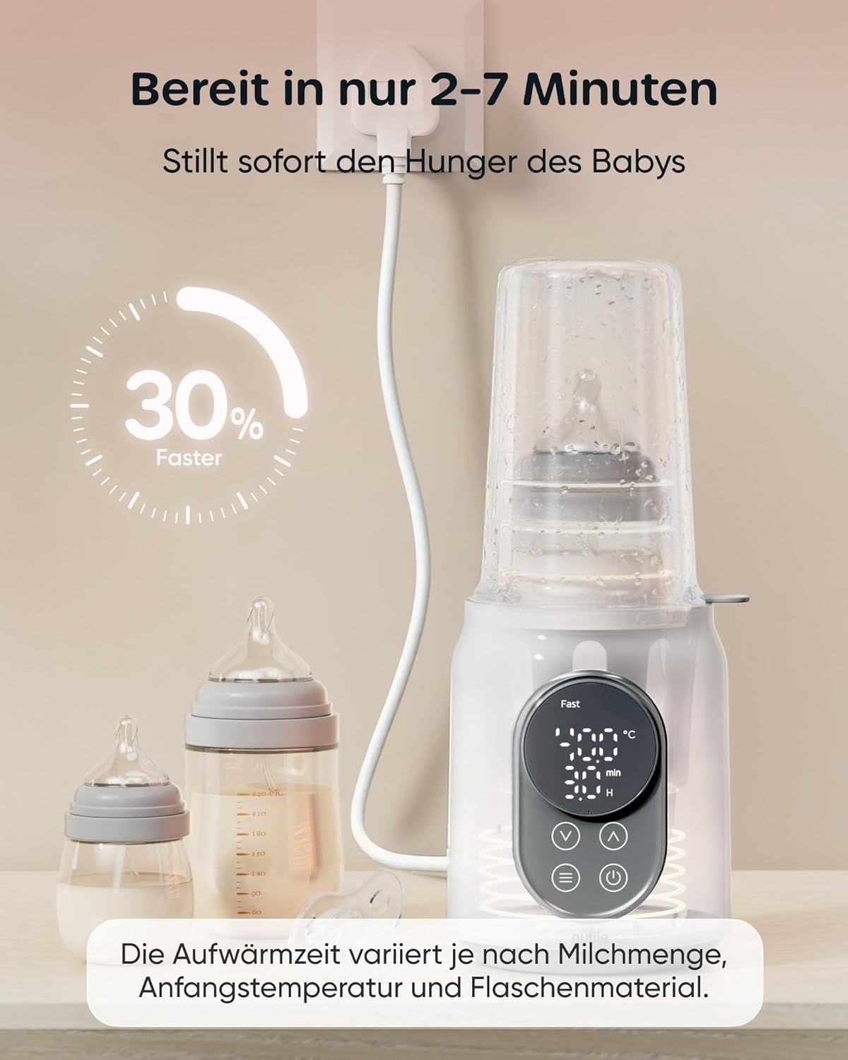 Nuliie Scaldabiberon Elettrico 10-in-1