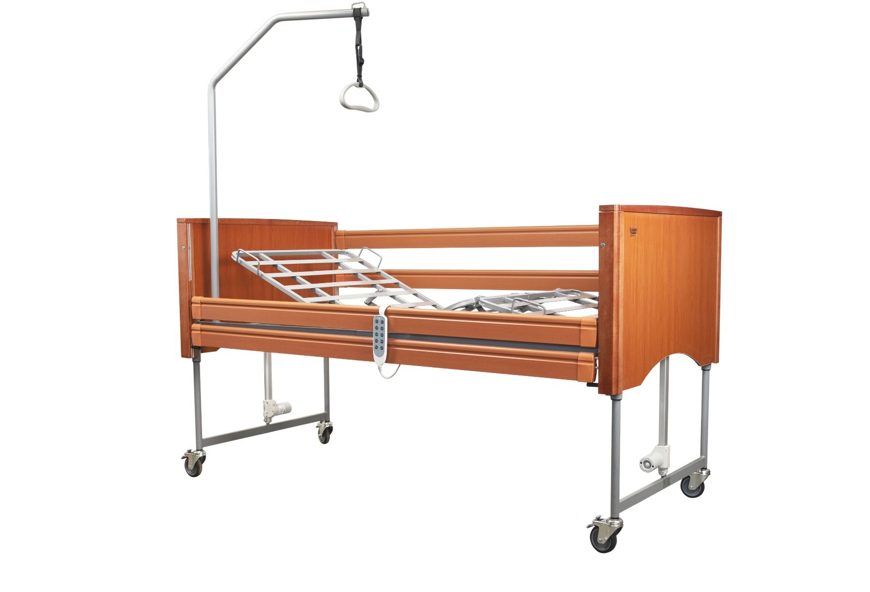 Ausilium Letto Degenza Elettrico in Legno con Movimento Trendelenburg per Disabili e Anziani