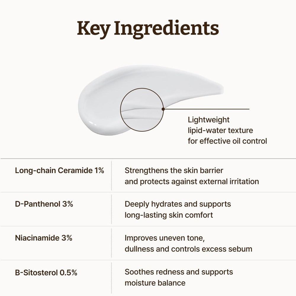 Crema barriera DR.REJU-ALL Advanced LC-Ceramide: Testo sugli ingredienti e i loro benefici per la pelle.