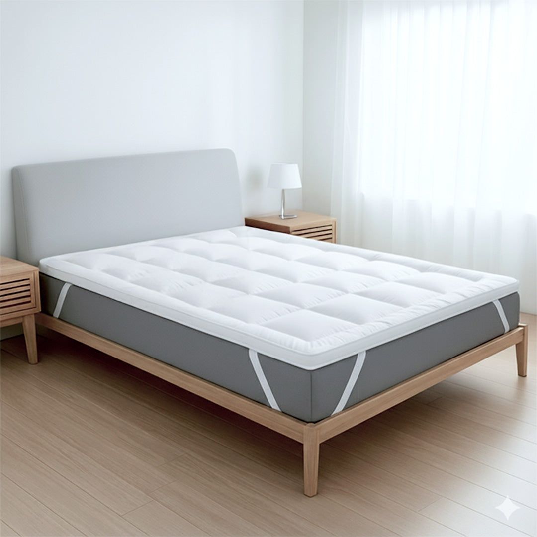 The White Stone Topper 80x190 cm in Ovatta da 800 gr