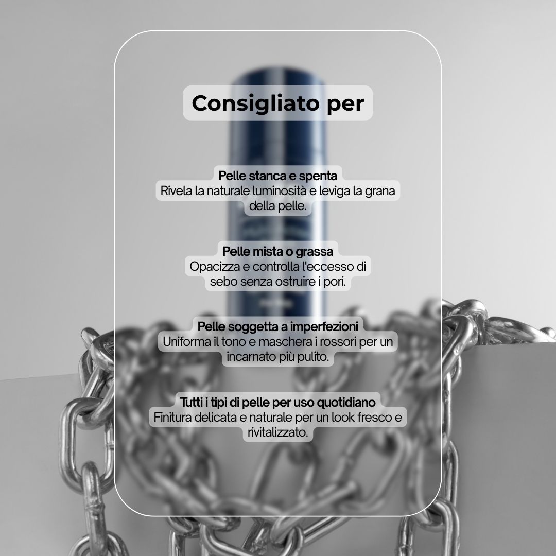 Flacone blu con Dr. SEA BB-Cream. Testo: Consigliato per pelle stanca, mista, imperfezioni, tutti i tipi di pelle.