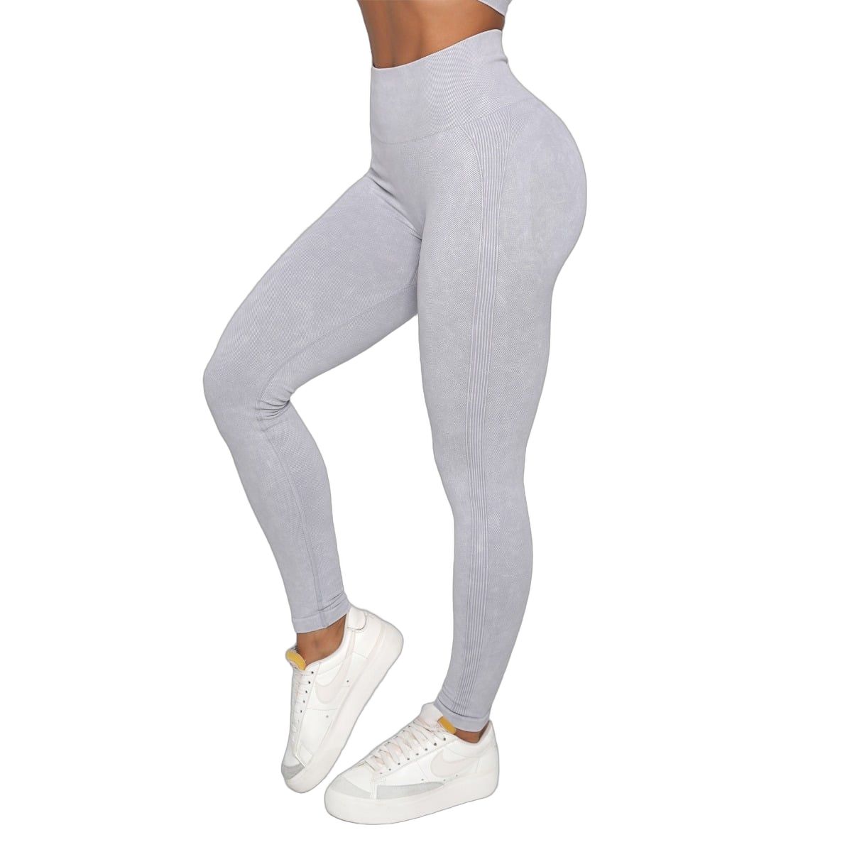 GymBeam Leggings da donna Lift Seamless a vita alta Grey