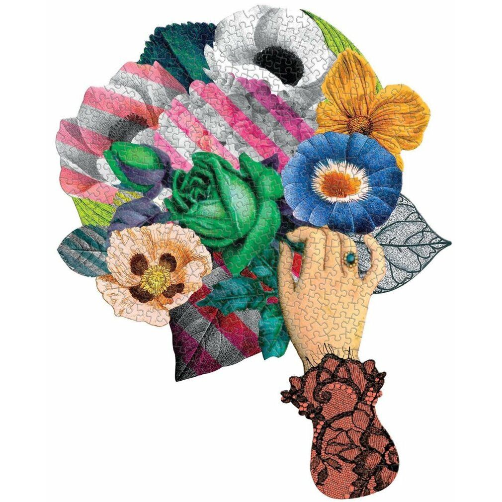 galison Puzzle a forma di Christian LaCroix: set Frivolités 2in1 850 pezzi