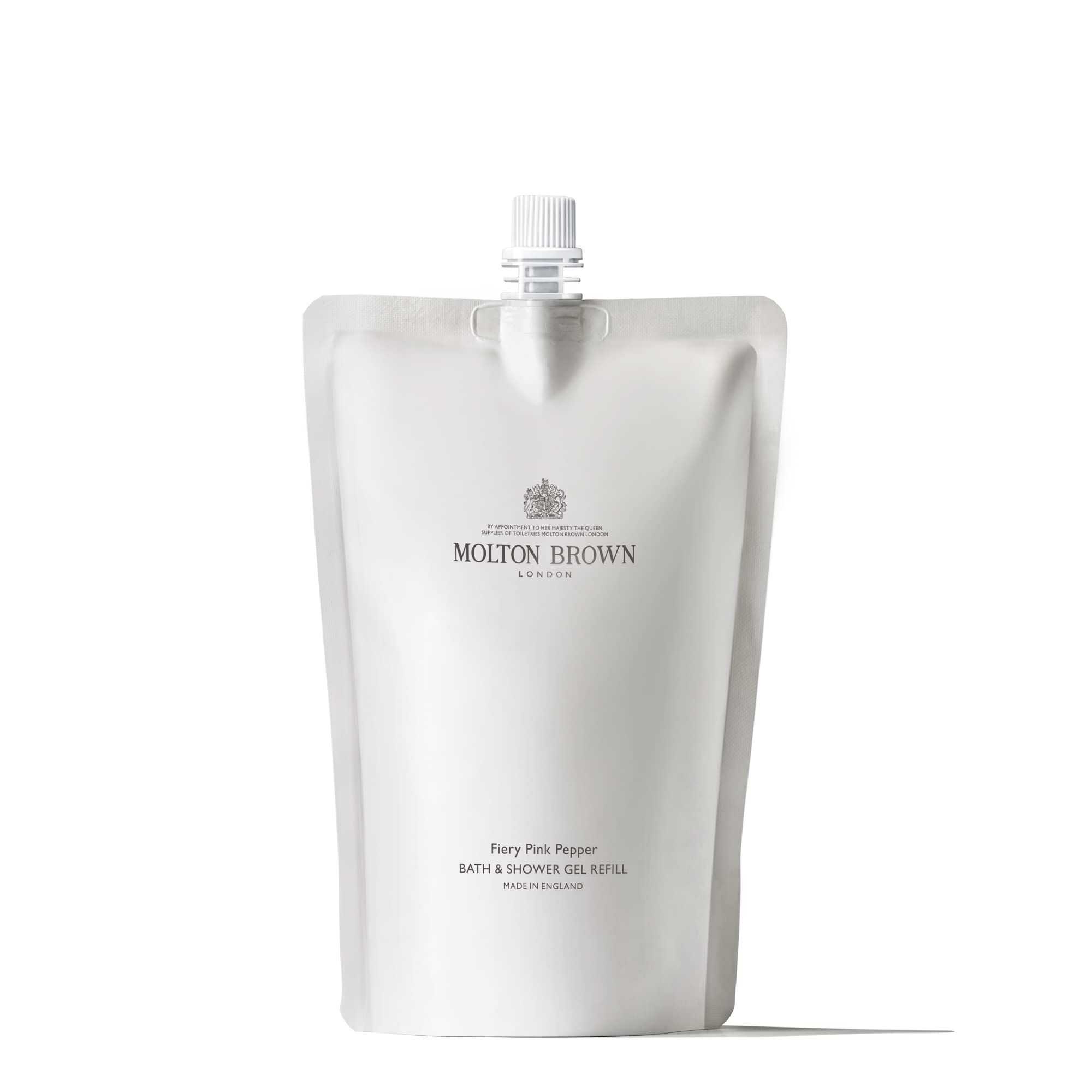 Molton Brown Fiery Pink Pepper Gel Doccia e Bagno Ricarica, 400 ml