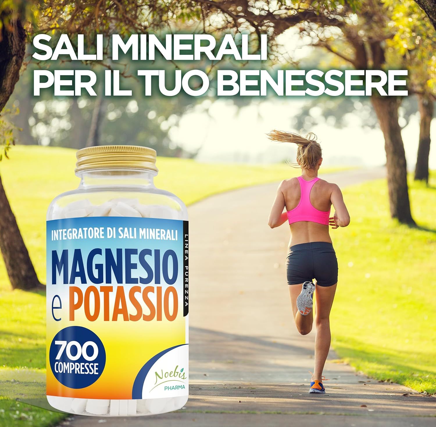 Noebis Pharma Magnesio e Potassio - Citrato di Magnesio e Potassio