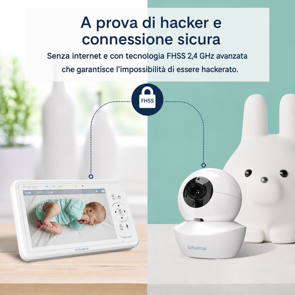 Baby monitor con telecamera Babysense