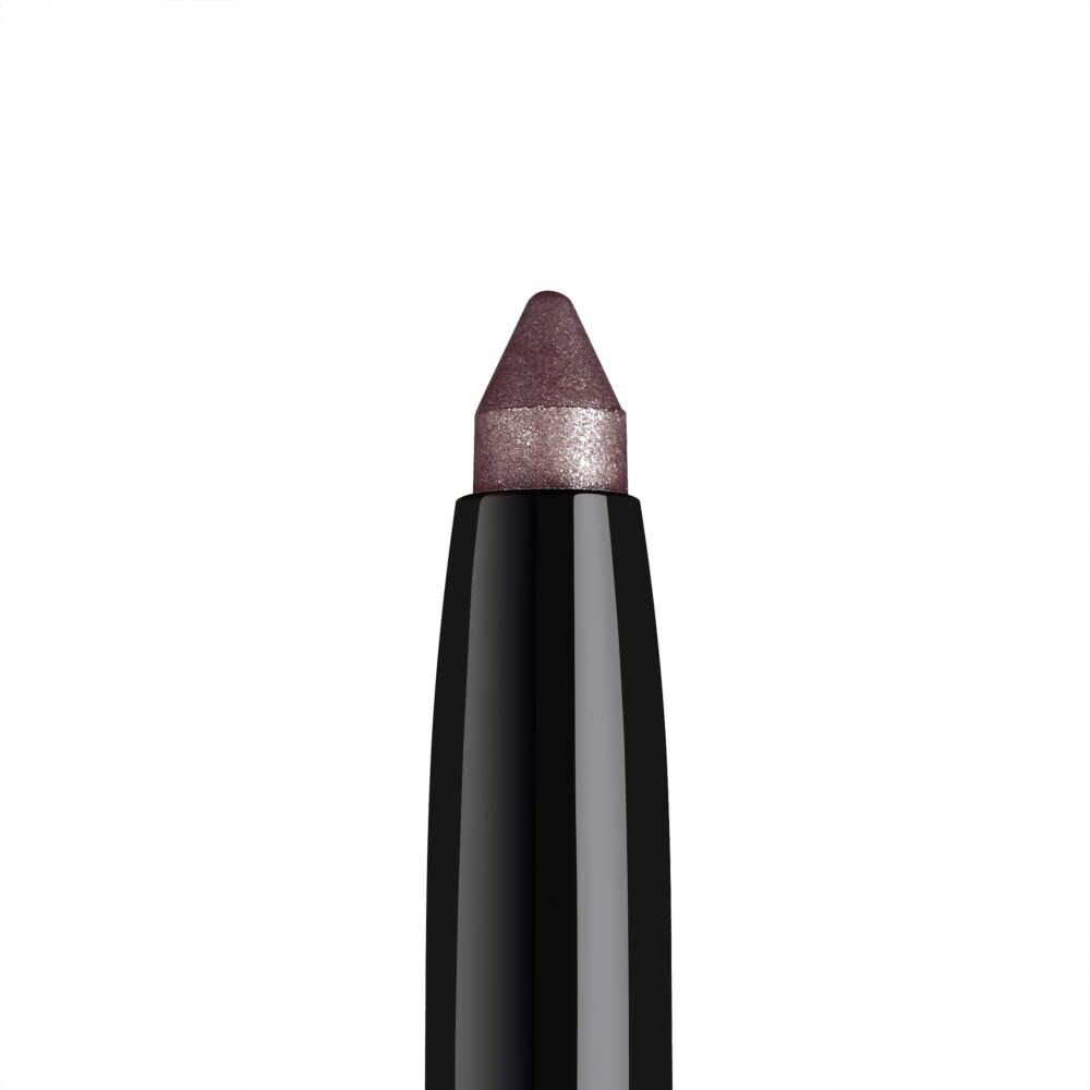 Primo piano sulla punta di un ARTDECO High Performance Eyeshadow Stylo marrone scintillante.