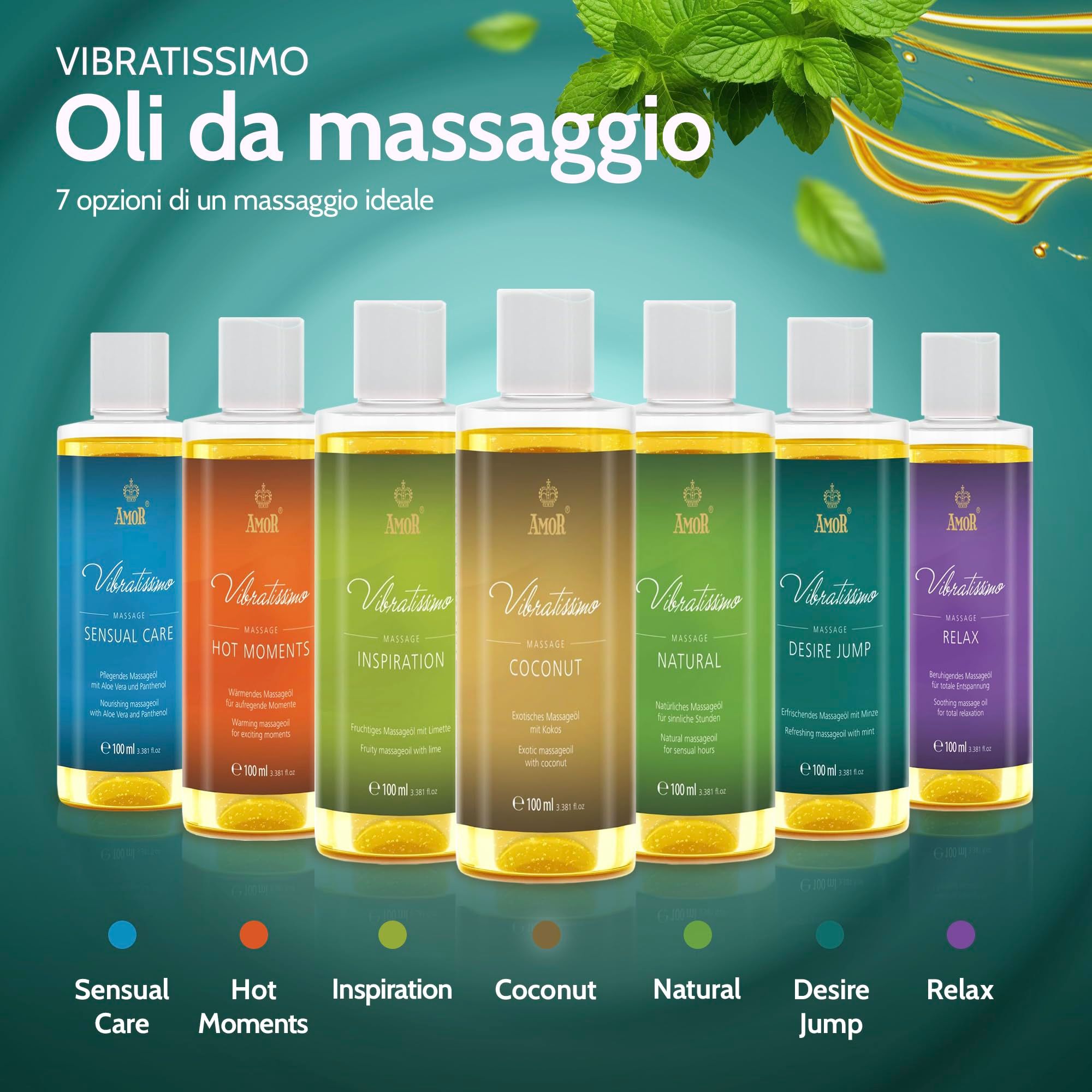 Vibratissimo Olio da Massaggio Desire Jump