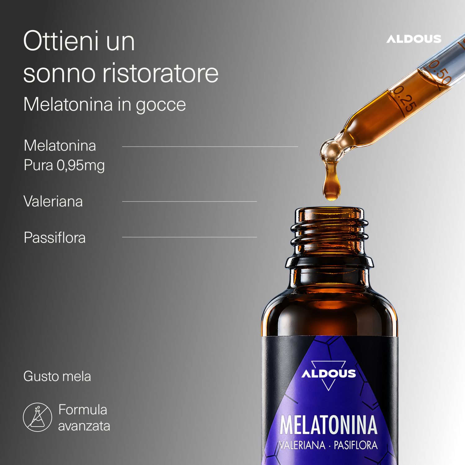 Aldous - Melatonina Gocce Pura