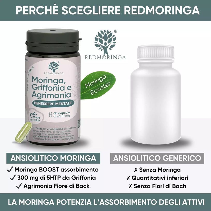 RedMoringa BENESSERE MENTALE 60 Capsule